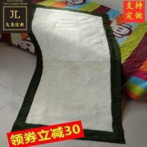 Single wool and fur one-piece sheepskin mattress Whole green cotton blanket mattress Moisture-proof easy to carry student dormitory