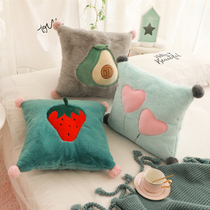 Sofa pillow cushion office waist pillow car waist cushion bedside cushion pillow case does not contain cute core