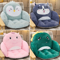 Cushion cushion One-piece office sedentary seat Ass stool cushion Tatami thick mat backrest cushion floor