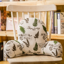 Linen detachable washable pregnant woman waist backrest Waist pillow Car office cushion Chair backrest Waist pad Waist pillow Waist backrest