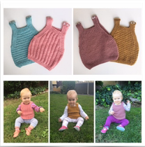 Four Seasons Flower Knitted Vest Bar Needle Translation Illustrated Non-finished Products Take Remarks Mailbox