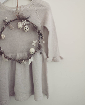 Jiaojiao girl sweater dress Chinese translation illustration plain text knitting instructions take note of remarks mailbox