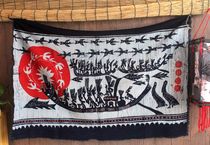 Guizhou handmade batik painting cloth art painting ethnic style bar restaurant decoration cloth National style hanging cloth background cloth