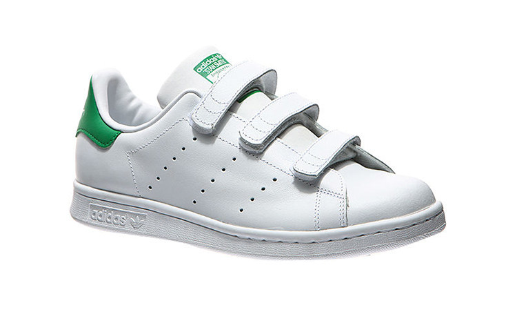 adidas originals stan smith 白绿魔术贴 情侣款