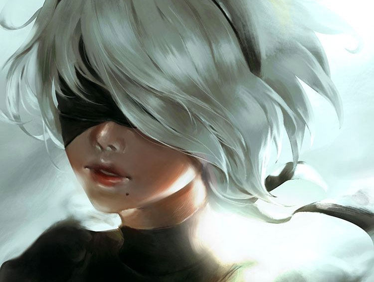 【贵宾会员组免费下载】2b姐壁纸游戏原画 素材库性感美女4kwlop - 真