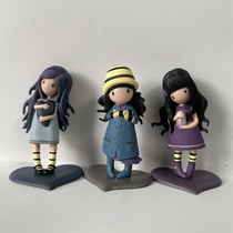 Genuine Casual Goods British Painter Illustrator Series Cute Little Girl Pendulum with Occasional Gifts