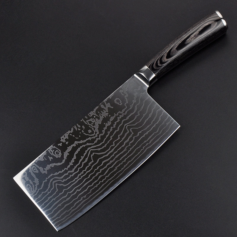 德国1.4116钢 中式厨刀 家用菜刀切菜切肉刀厨师刀厨片刀 斩切刀
