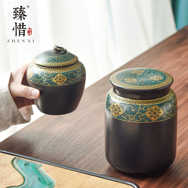 Become precious little ancient ceramic tea pot home store receives the portable sealed tank size tea boxes