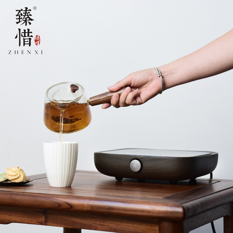 Cherish side by permeating the boiled tea machine electric teapot heat - resistant glass TaoLu kung fu tea set household contracted