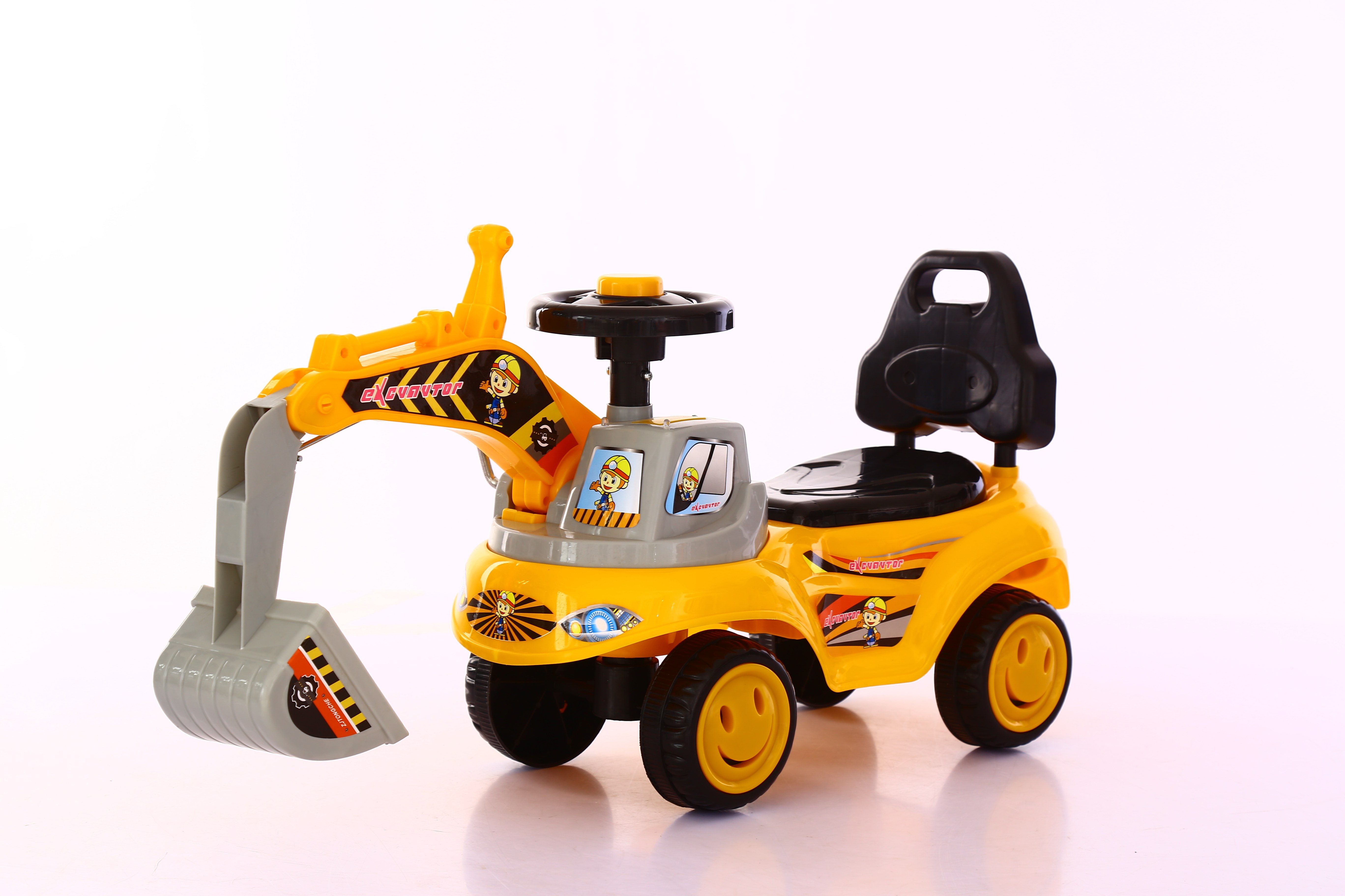 大号儿童1-2-6岁电动挖挖机玩具车 可坐人男孩挖土挖掘机可骑充电