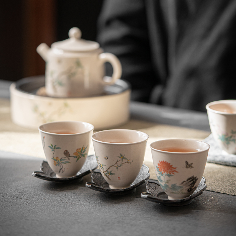 The Self - "appropriate item 6 pack master cup sample tea cup jingdezhen kung fu tea set suit small household cup tea cup