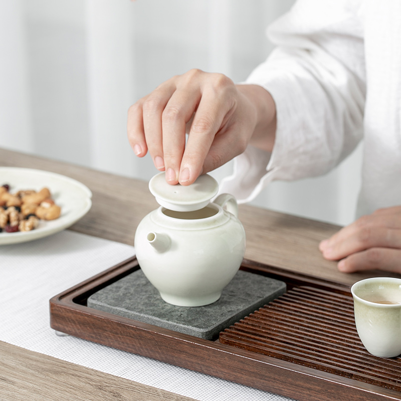 The Self - "appropriate physical plant ash jingdezhen ceramic teapot manual teapot tea set tea kungfu single pot