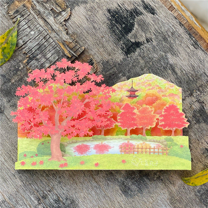 场景节日风格小清新是否跨境出口专供货源否尺寸黑柴与银杏 有信封