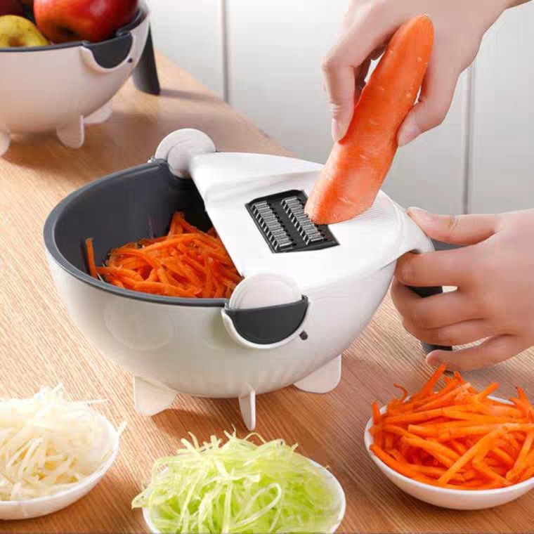 fanyi double-layer vegetable basket, rotatable drain basket, overturned drain basin, fruit tray drain ra
