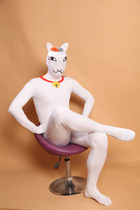 Custom-made performance clothing Lycra cat teacher full-length tights printing and dyeing one-piece ZENTAI party