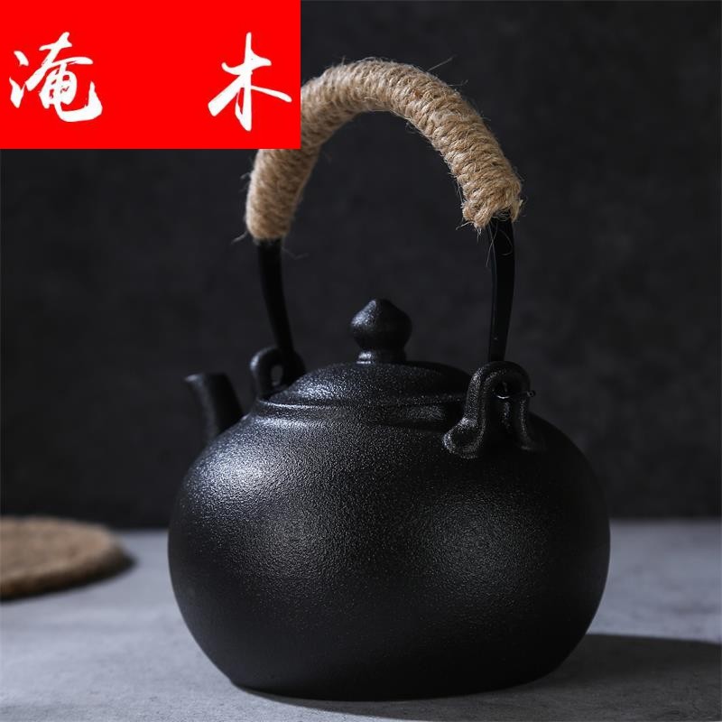 Submerged wood product warbler song lava rock - boiling tea health pot of ceramic tea tea boiled water jug kung fu tea to burn