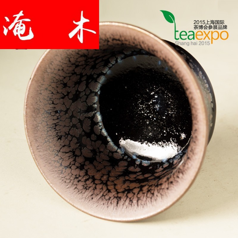 Submerged wood jianyang built one large tureen variable oil droplets three ceramic bowl kung fu tea set with parts