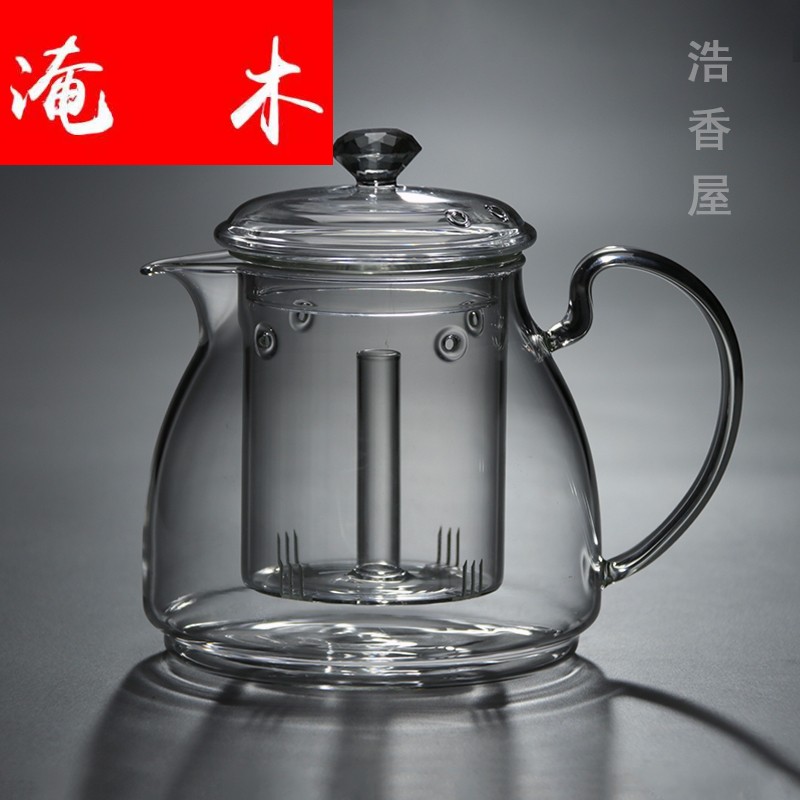 Submerged wood electric heating glass TaoLu steaming kettle black tea steam boiling tea, induction cooker kettle teapot single pot