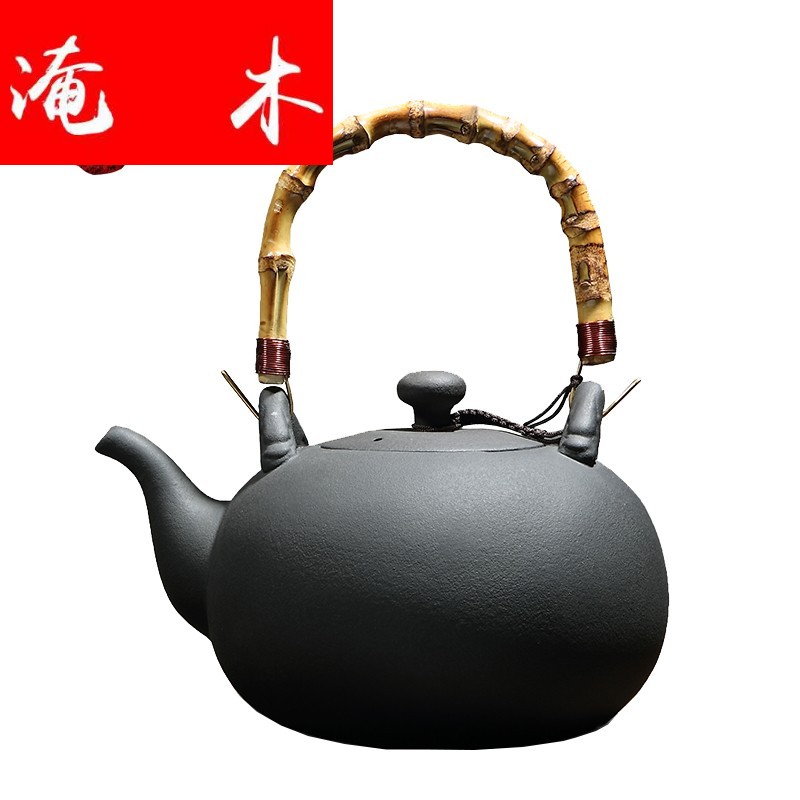 Submerged wood volcanic jars health ceramic POTS high - capacity bamboo girder pot of boiled TaoLu ceramic teapot electricity to cook