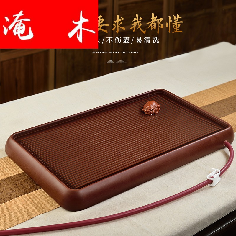 Flooded wood Germany makings high - grade tea tray bakelite tea tray bakelite round edge tea tea table kunfu tea are it