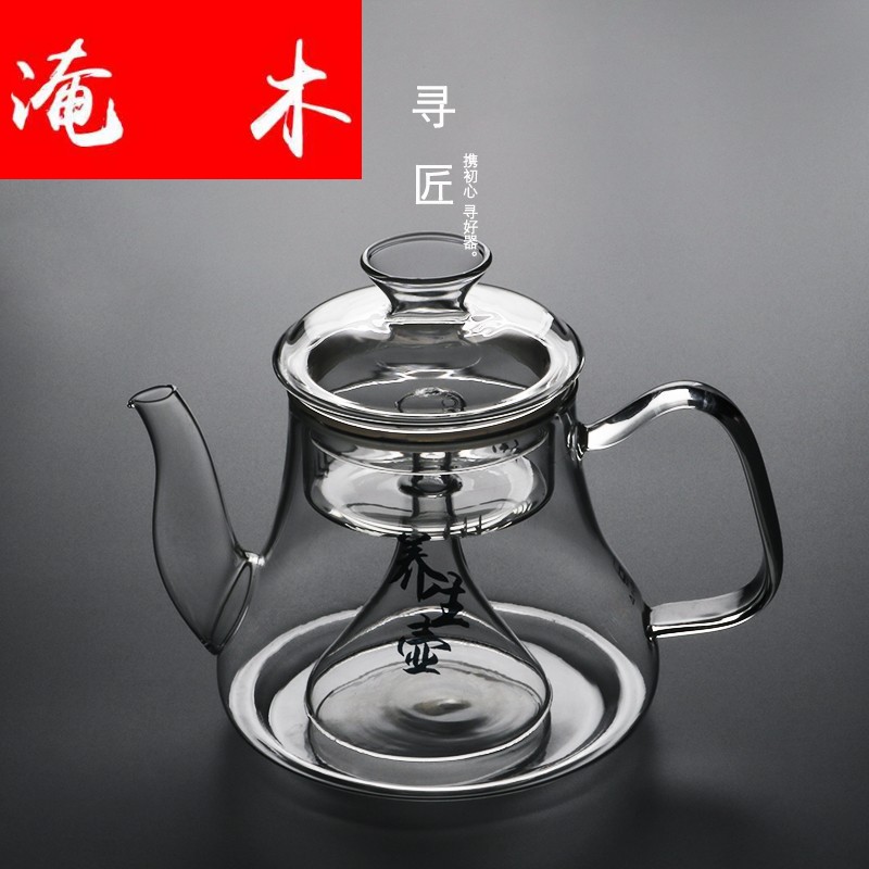 Flooded wood heat glass teapot tea steam kettle boil tea steamer electric TaoLu scented tea, black tea teapot