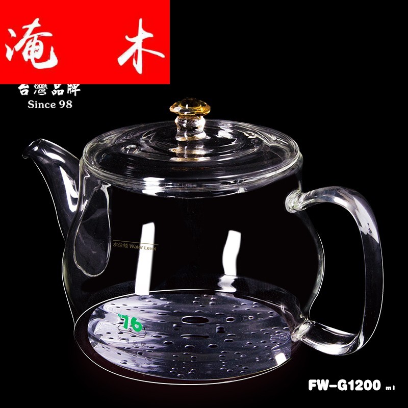 Submerged wood brands, glass tea set high temperature kettle induction cooker straight TaoLu boiled water burn pot of electricity