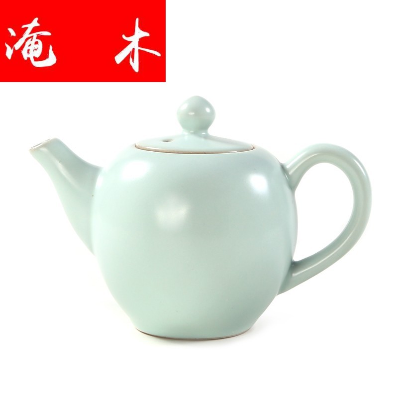 Submerged wood your up to open the slice single pot of your porcelain ceramic teapot kung fu tea set household large teapot tea filter device