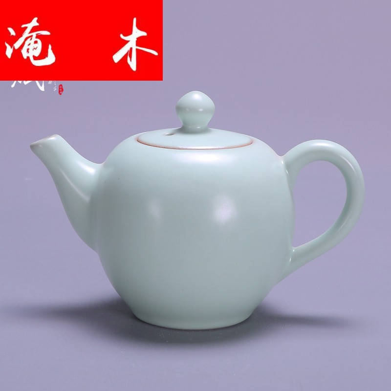 Submerged wood your up to open the slice single pot of your porcelain ceramic teapot kung fu tea set household large teapot tea filter device