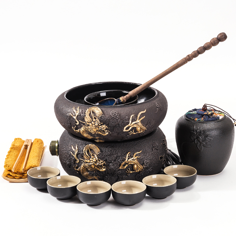 NiuRen cast iron pot of electric heating the boiled tea, the electric TaoLu boiled tea bowl points, kung fu tea set household of Chinese style