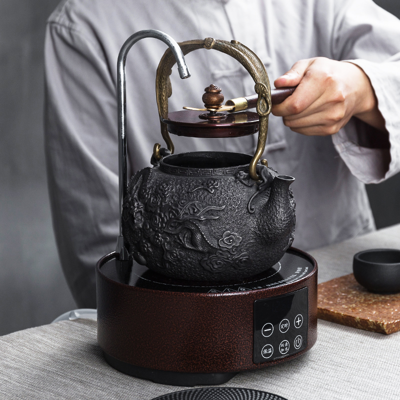 NiuRen electric iron pot TaoLu automatic water household suit imitation Japan cast iron pot of boiled tea tea pig iron pot