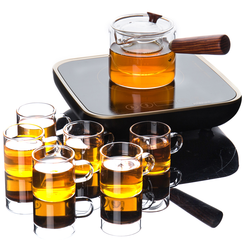 NiuRen black tea tea boiled suit household electric teapot TaoLu side glass pot boil pot of tea tea tea