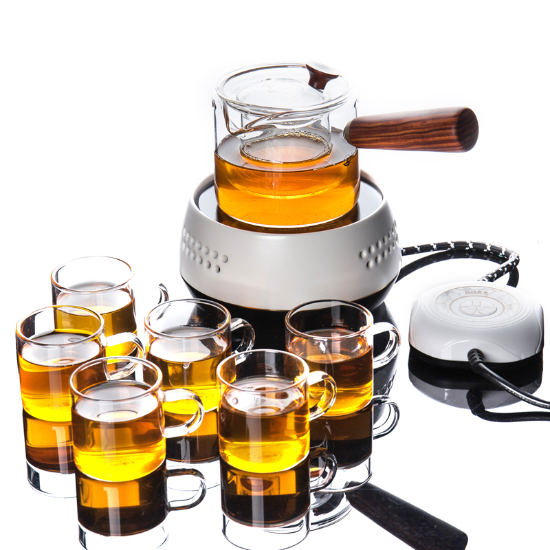 NiuRen black tea tea boiled suit household electric teapot TaoLu side glass pot boil pot of tea tea tea