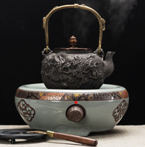 Bulljen Iron Jug Cast Iron Bubble Teapot Teapot ceramic Kettle Ceramic Cooking Tea Stove Tea Oven Tea Stove Cooking Teapot Hand Cooking Kettle