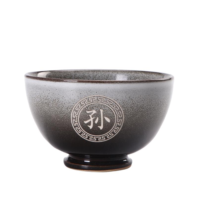 Kung fu master sample tea cup cup single CPU ceramic tea set tea cups small bowl is the personal name custom lettering