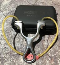 (Kyudo-Wuji)Wuji Linglong slingshot 440c stainless steel flat rubber band free stone washing Tianya authorization