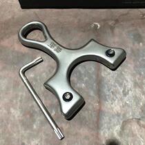 (Bow road Wuji) Wuji Xiaolong slingshot 440c stainless steel lock screw free lock throat clip Tianya authorization