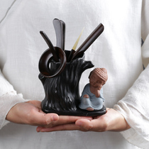 Tea ceremony six gentlemen Ebony ebony tea clip tea clip tweezers tea art combination zero set kung fu tea set accessories