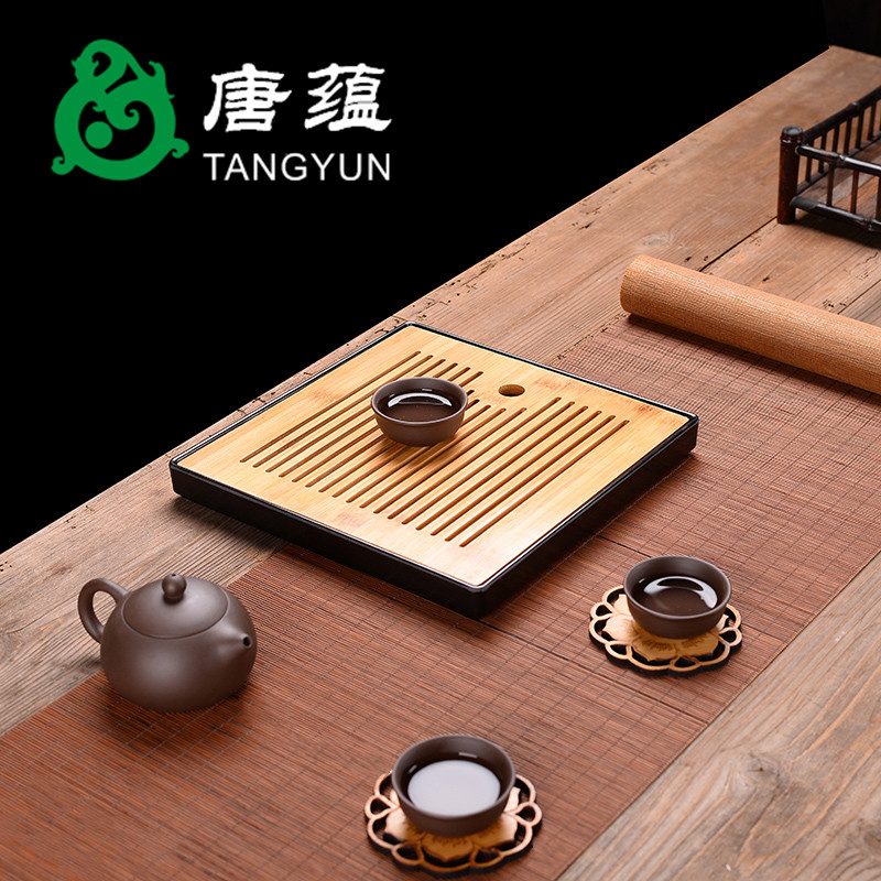 Tea accessories cloth mat mat table flag Tea Tea cloth household cloth banner zen Tea kettle as table mat