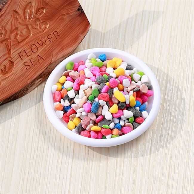 Trang trí làm vườn thủy canh màu ceramite trắng đá nhỏ mưa hoa đá sỏi đá cuội bể cá cung cấp - Nguồn cung cấp vườn