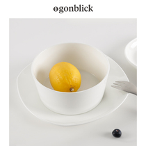 Nordic moment European dishes set home Nordic plate ceramic dishes tableware tableware dinner Rice Bowl Breakfast Bowl