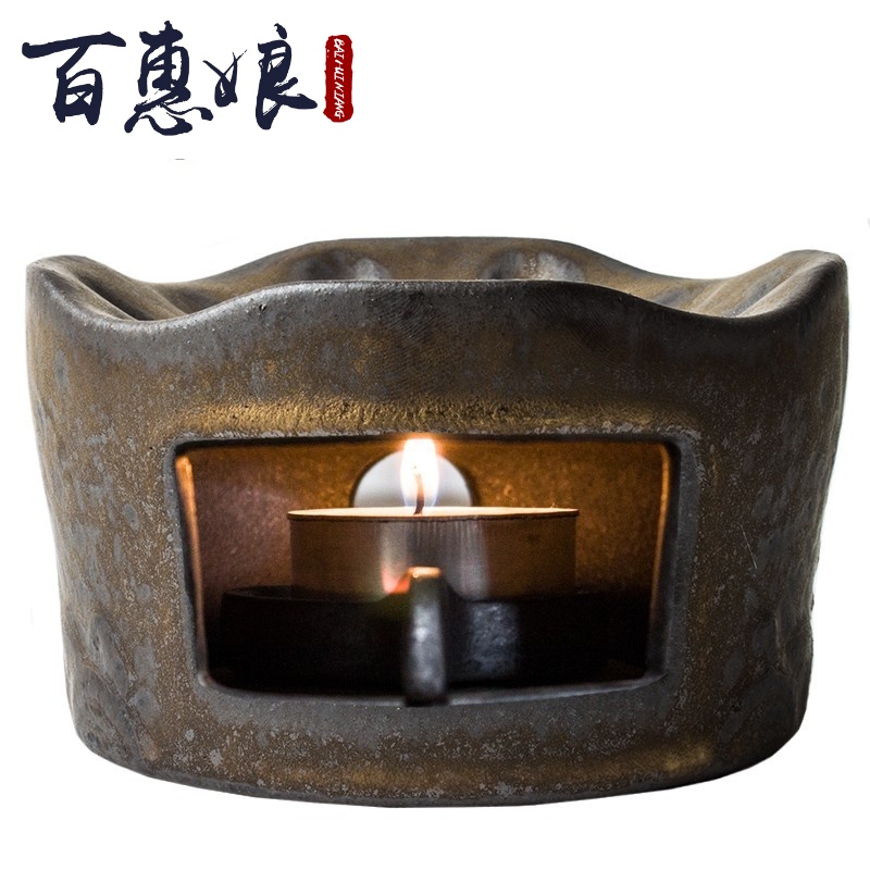 (niang Japanese coarse pottery boiled tea stove based warm tea tea set temperature warm winter kung fu tea tea kettle insulation base