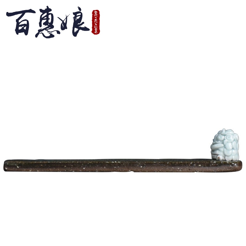 (niang pure manual lion incense insert coarse ceramic base rectangular there are lion censer spare parts for the tea taking