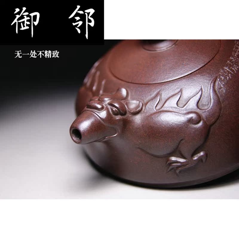 Yixing it tea famous authentic checking quality iron ore quality all star dragon pot of special mud mixed batch