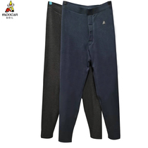Scarecrow underwear mens ultra-fine velvet thickened high waist double wool knee pads warm stretch cotton pants 22801