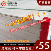 Poplar plywood 9mm fumigation-free multi-layer board can be exported packing board Forklift pallet cushion sofa plate