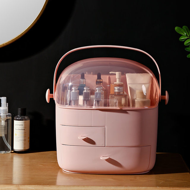 Net Red cosmetic storage box Desktop household dust mass dormitory dresser lipstick skin care products shelf Net Red cosmetic storage box Desktop household dust mass dormitory dresser lipstick skin care products shelf