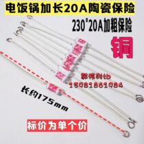 Rice cooker fuse 230 ° 20A extended copper wire rice cooker accessories