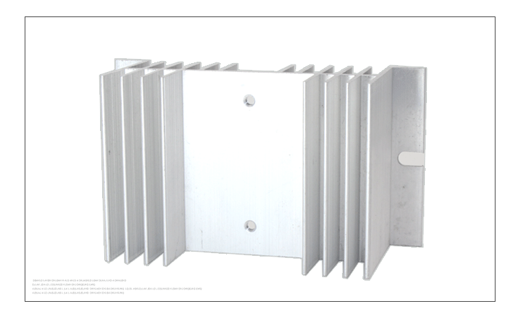 solid state radiator single-phase industrial grade 60a80a100a relay aluminum alloy heat sink heat sink sr-w