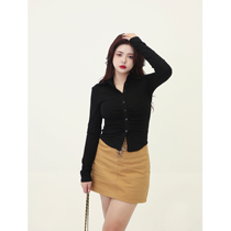 King Grape Slightly Fatter Custom Spring Folds Shirt Blouse Blouse Big Code Fat Mm Display Slim Collar 100 Lap Long Sleeve Shirt