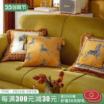 Angels Willy-style Light Lavish Pillow Sofa Living-room Back Cushion Office For Waist Back Cushions Leaning Against Pillow Headbed Cushions